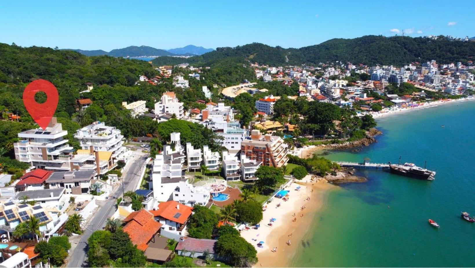 1080 - Apartamento Com Vista Para O Mar Em Bombinhas Exterior photo